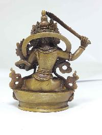 Small High Quality Statue Of Manjushri Antique Finishing