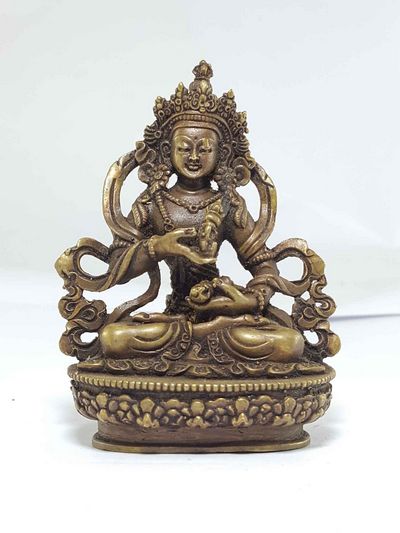 Small High Quality Statue Of Vajrasattva Antique Finishing