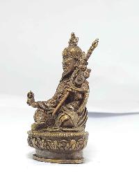 Small High Quality Statue Of Padmasambhava Antique Finishing