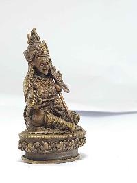 Small High Quality Statue Of Padmasambhava Antique Finishing