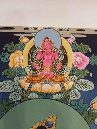 White Tara Real Hand Painted Thanka Painting [real Gold], [hq], [one Hair Brush], [lamas Painting]