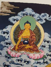 White Tara Real Hand Painted Thanka Painting [real Gold], [hq], [one Hair Brush], [lamas Painting]