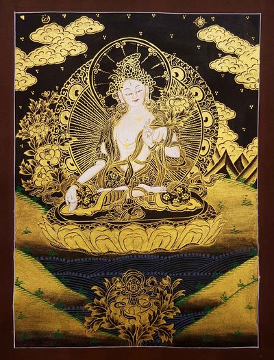 Tibetan Hand Painted Thangka