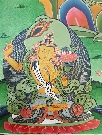 Avalokiteshvara, Chenrezig Tibetan Hand Painted Thangka [real Gold]