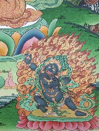 Avalokiteshvara, Chenrezig Tibetan Hand Painted Thangka [real Gold]