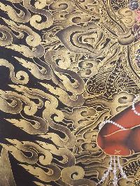 Vajravarahi - Dorje Phagmo Yogini Tibetan Hand Painted Thangka [real Gold]