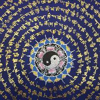 Om Mani Padme Hum Mantra Mandala Hand Made Tibetan Thangka