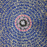 Om Mani Padme Hum Mantra Mandala Hand Made Tibetan Thangka