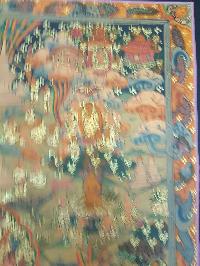 Buddha Life Story Hand Made Tibetan Thangka [smoke Antique]