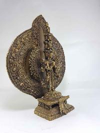 Sahasrabhuja Avalokitesvara Tibetan Statue [bronze Antique]