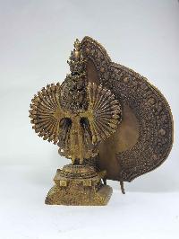 Sahasrabhuja Avalokitesvara Tibetan Statue [bronze Antique]