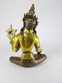 Arya Green Tara Statue [sand Casting], [silver Plated Antique Finishing]