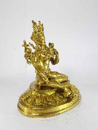 Double Lotus Arya Tara Statue [sand Casting], [glossy]