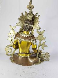 Arya Green Tara Statue [sand Casting], [silver Oxidized]