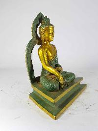 Shakyamuni Buddha Statue [sand Casting], [green Antique]