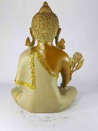 Medicine Buddha Statue [sand Casting], [clay Finishing]