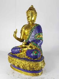Blessing Buddha - Amoghasiddhi Buddha [sand Casting], [stone Setting]