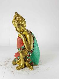 Resting Buddha Statue [sand Casting], [stone Setting]