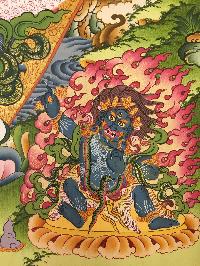 Sahasrabhuja Avalokitesvara Tibetan Hand Painted Buddhist Thangka [real Gold], [traditional Color], [bodhisattva Set]