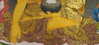 Shakyamuni Buddha Tibetan Hand Painted Buddhist Thangka [real Gold], [traditional Color]