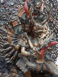 Yamantaka - Heruka Shakti, Vajrabhairavaa [double Color Oxidation], [big Statue], [remakable]