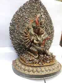 Yamantaka - Heruka Shakti, Vajrabhairavaa [double Color Oxidation], [big Statue], [remakable]