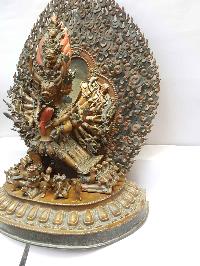 Yamantaka - Heruka Shakti, Vajrabhairavaa [double Color Oxidation], [big Statue], [remakable]