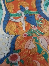 Old Thangka Of Padmasambhava, [real Gold]