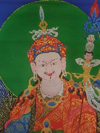 Bright Color Thangka Of Padmasambhava
