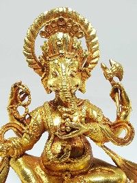 Statue Of Ganesh [full Gold Plated]