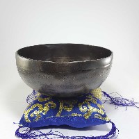 Handmade Beaten Therapy Bowl With Etching And Carving