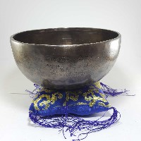 Handmade Beaten Therapy Bowl With Etching And Carving