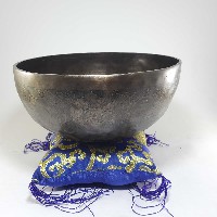 Handmade Beaten Therapy Bowl With Etching And Carving