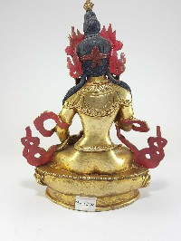 Vajrasattva Statue [full Fire Gold Plated], [painted Face]