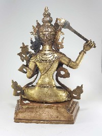 Manjushri Statue Bronze Finishing Plus 30 Years