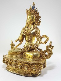 Buddhist Handmade Statue Of Vajrasattva [full Fire Gold Plated] 10 Years Plus