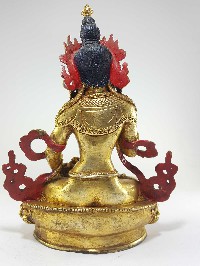 Buddhist Handmade Statue Of Vajrasattva [full Fire Gold Plated] 10 Years Plus