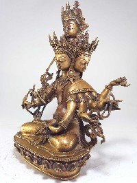 Maha Vajrasattva Statue In Bronze Finishing