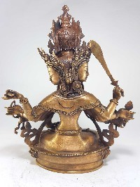 Maha Vajrasattva Statue In Bronze Finishing