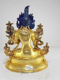 Statue Of White Tara Gold Palted