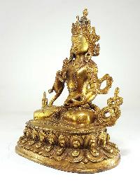 Statue Of Vajrasattva [full Gold Plated], [antique Finishing]