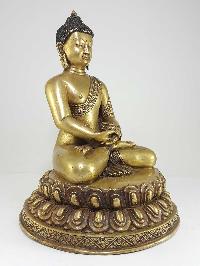 Unique High Quality Statue Of Amitabha Buddha With Double Lotus Base And Newari Statue, Bronze Finishing