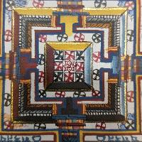 Real Gold Tibetan Kalachakra Mandala Thangka [color Variation 4]