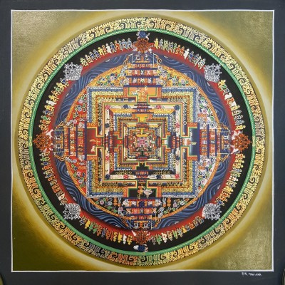 Tibetan Kalachakra Mandala Thangka [color Variation 5]