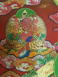 Tibetan Five Jambhala Thangka, Pancha Kuber