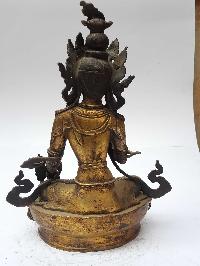 Statue Of Siddhi Garvah - Sya Limbo [1 Of 21 Tara], [full Fire Gold Plated], And [antique Finishing]