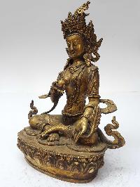 Statue Of Siddhi Garvah - Sya Limbo [1 Of 21 Tara], [full Fire Gold Plated], And [antique Finishing]