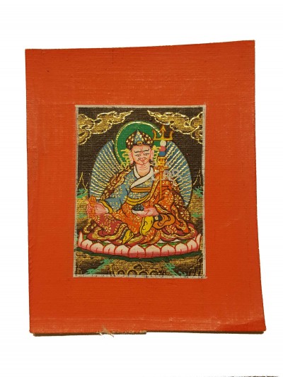 Tiny Thangka Of Padmasambhava