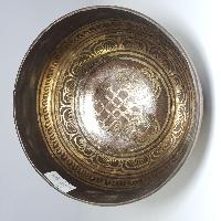 [stock No : 23] Handmade Beaten Therapy Bowl With Etching And Carving [a], [third Eye]