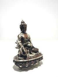 Statue Of Medicine Buddha Chocolate Oxidized